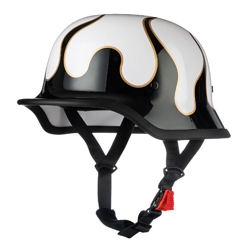 Retro Harley Cruiser Motorcycle Half Helmet-I142