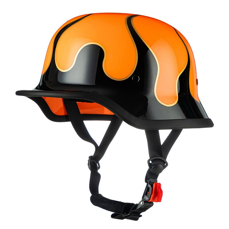Retro Harley Cruiser Motorcycle Half Helmet-I142
