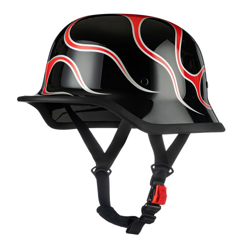 Retro Harley Cruiser Motorcycle Half Helmet-I142