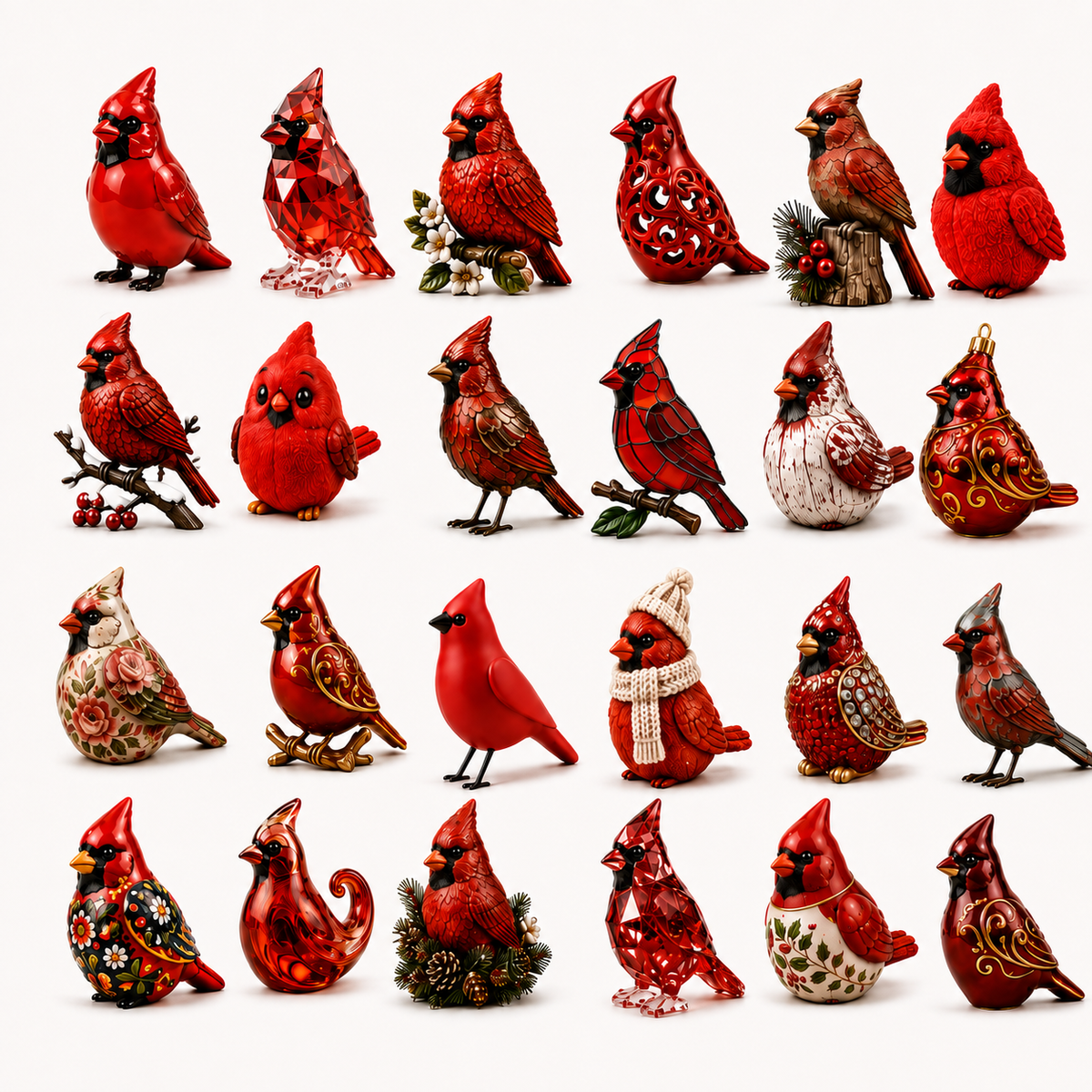 Last 50 pcs⏰ Limited anniversary edition✨cardinal Christmas 24-Day Countdown Calendar