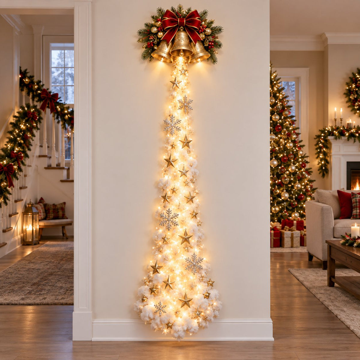 Glowing Christmas Story Wall Light – Santa, Train & Holiday Designs