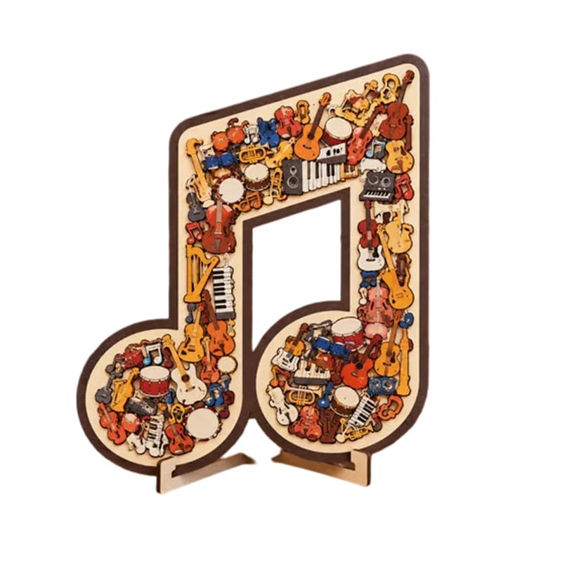 ⌛Limited-time offer🎶Wooden Musical Note Jigsaw Puzzle🧩