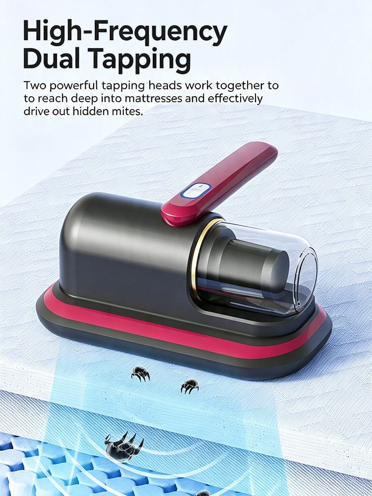 🛏️🛏️Home rechargeable mite removal device, newly upgraded high suction, dual-stroke ultraviolet sterilization and mite removal vacuum cleaner.