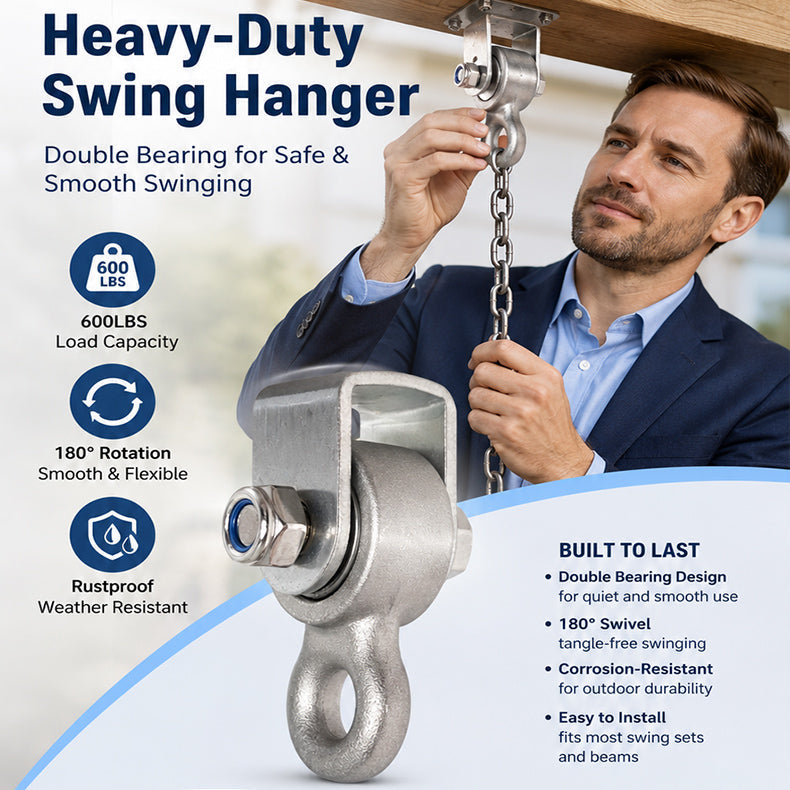 🏠🏠Load-bearing swing buckle, double bearing hanging lugs, swing accessories and rings.