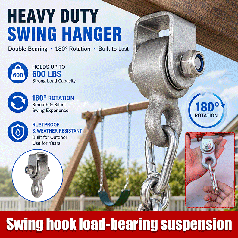 🏠🏠Load-bearing swing buckle, double bearing hanging lugs, swing accessories and rings.