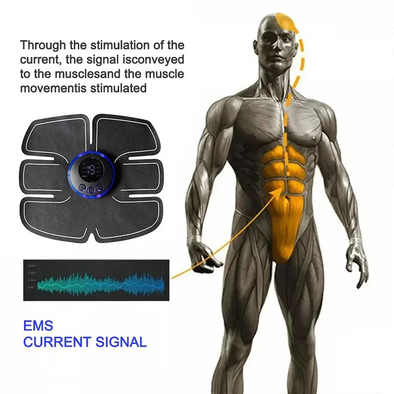 ✨✨【New Upgrade】Remote Control EMS Pulse Massager, for Waist, Abdomen, Shoulder and Neck Massagers.