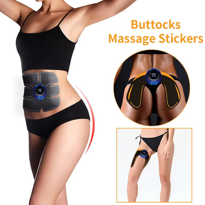 ✨✨【New Upgrade】Remote Control EMS Pulse Massager, for Waist, Abdomen, Shoulder and Neck Massagers.
