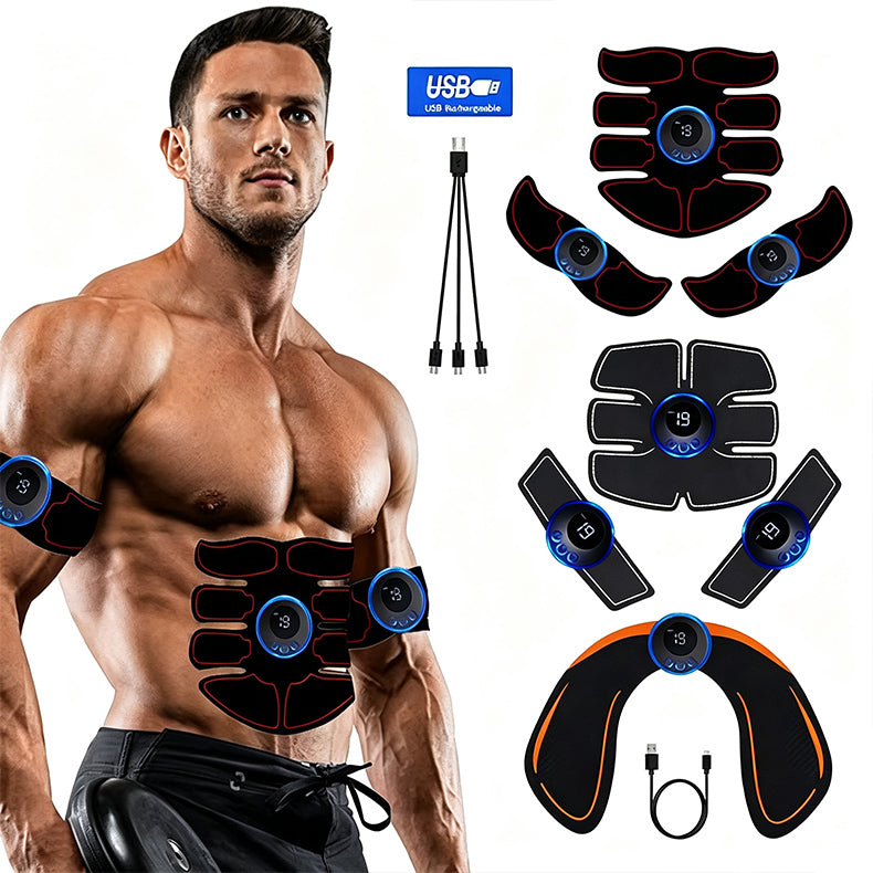 ✨✨【New Upgrade】Remote Control EMS Pulse Massager, for Waist, Abdomen, Shoulder and Neck Massagers.