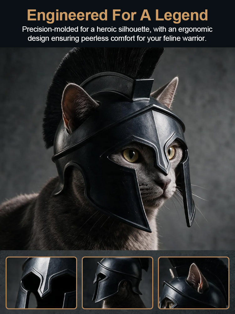 🐈🐈Odyssey Spartan Cat Armor Helmet.
