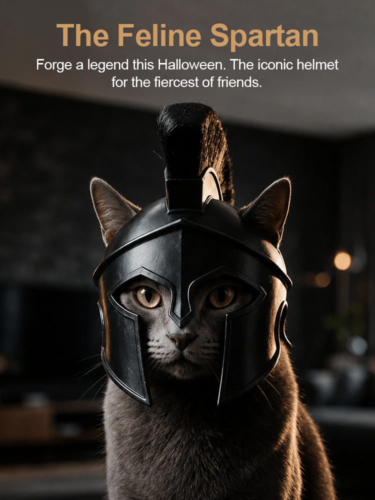 🐈🐈Odyssey Spartan Cat Armor Helmet.