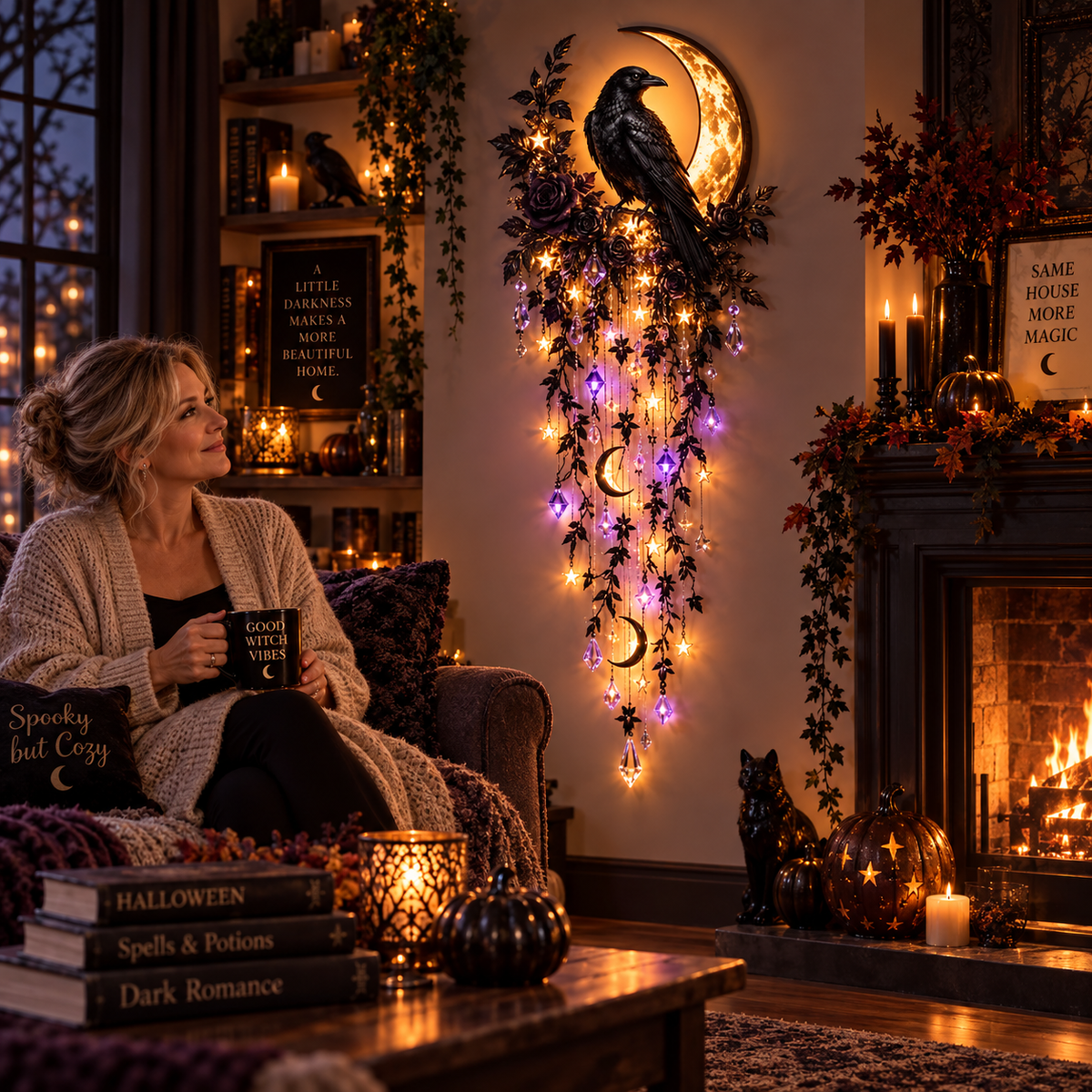 Halloween Cascade Wall Light – 5 Gothic Glowing Wall Styles