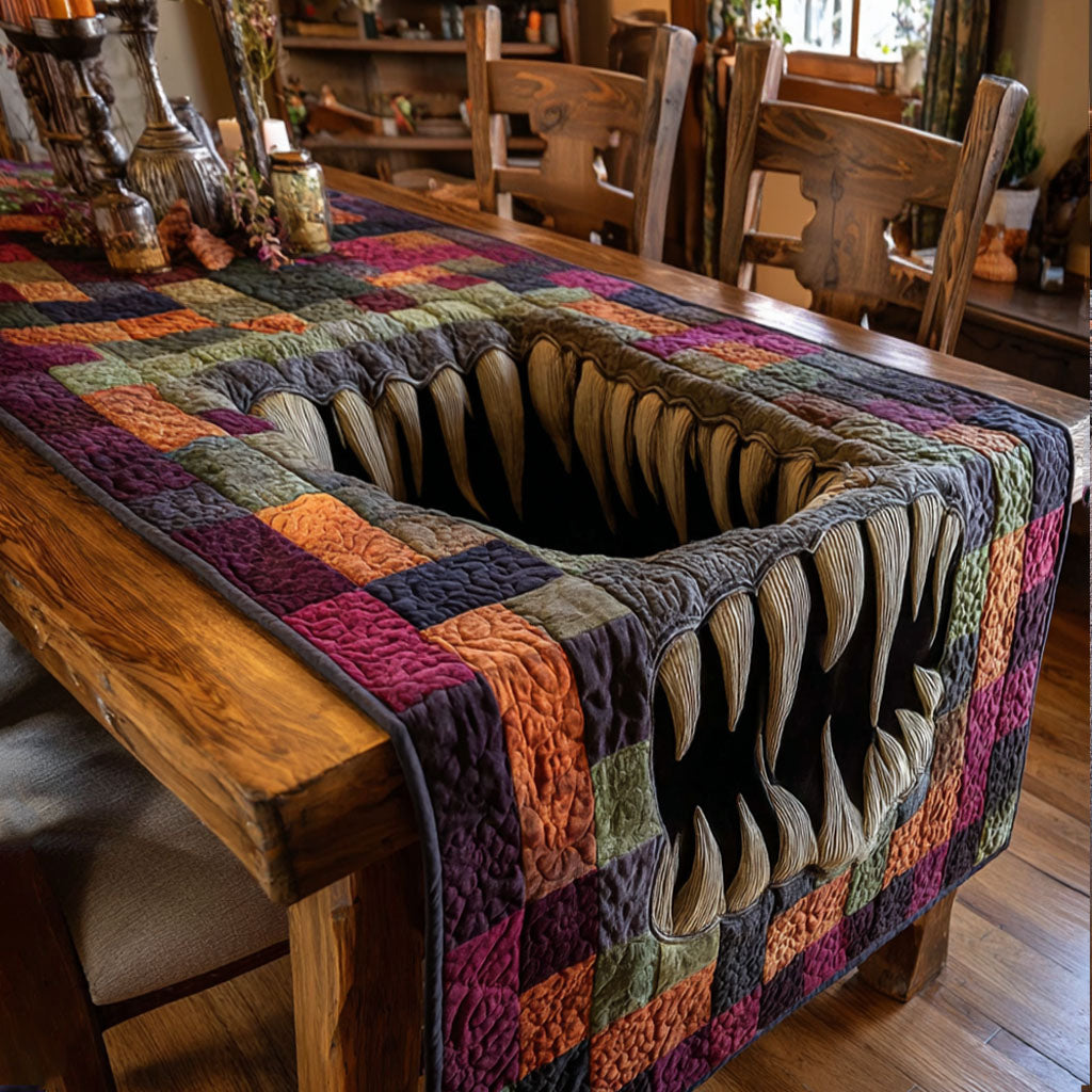 Monster Maw Quilted Table Runner NCU0PT11850