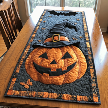 Pumpkin Delight Quilted Table Runner NCU0DK9279