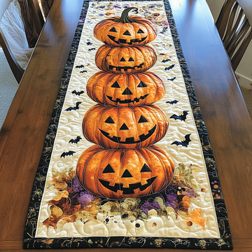 Pumpkin Harvest Quilted Table Runner NCU0DK9278