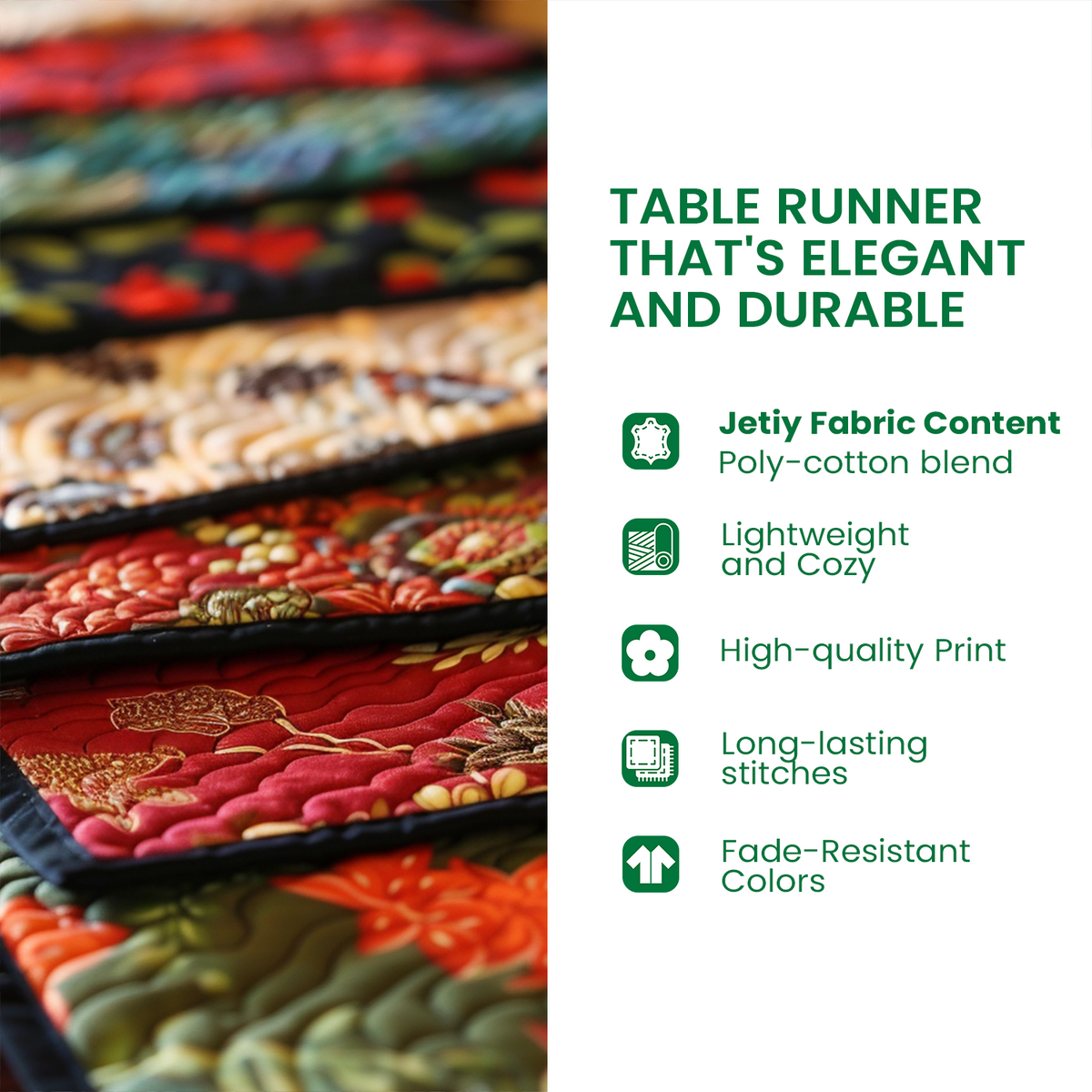 Lanternwing Quilted Table Runner NCU0PT8669