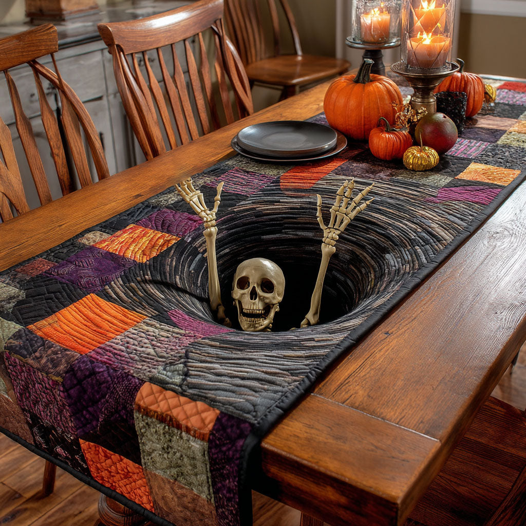 Terror Below Quilted Table Runner NCU0PT11852