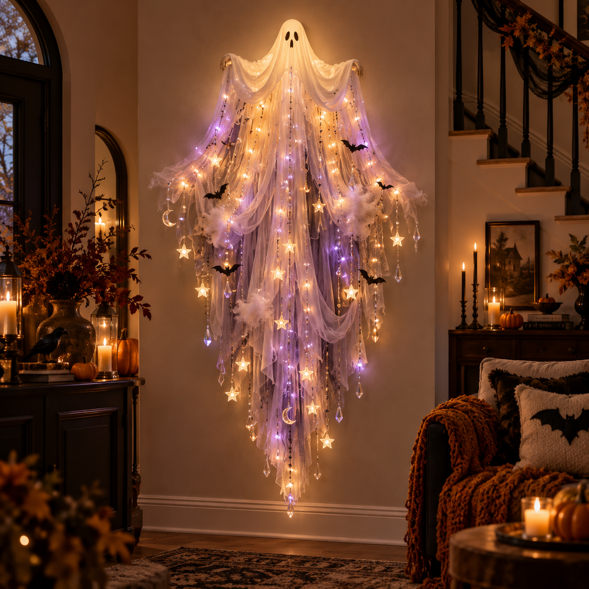 Halloween Cascade Wall Light – 5 Gothic Glowing Wall Styles