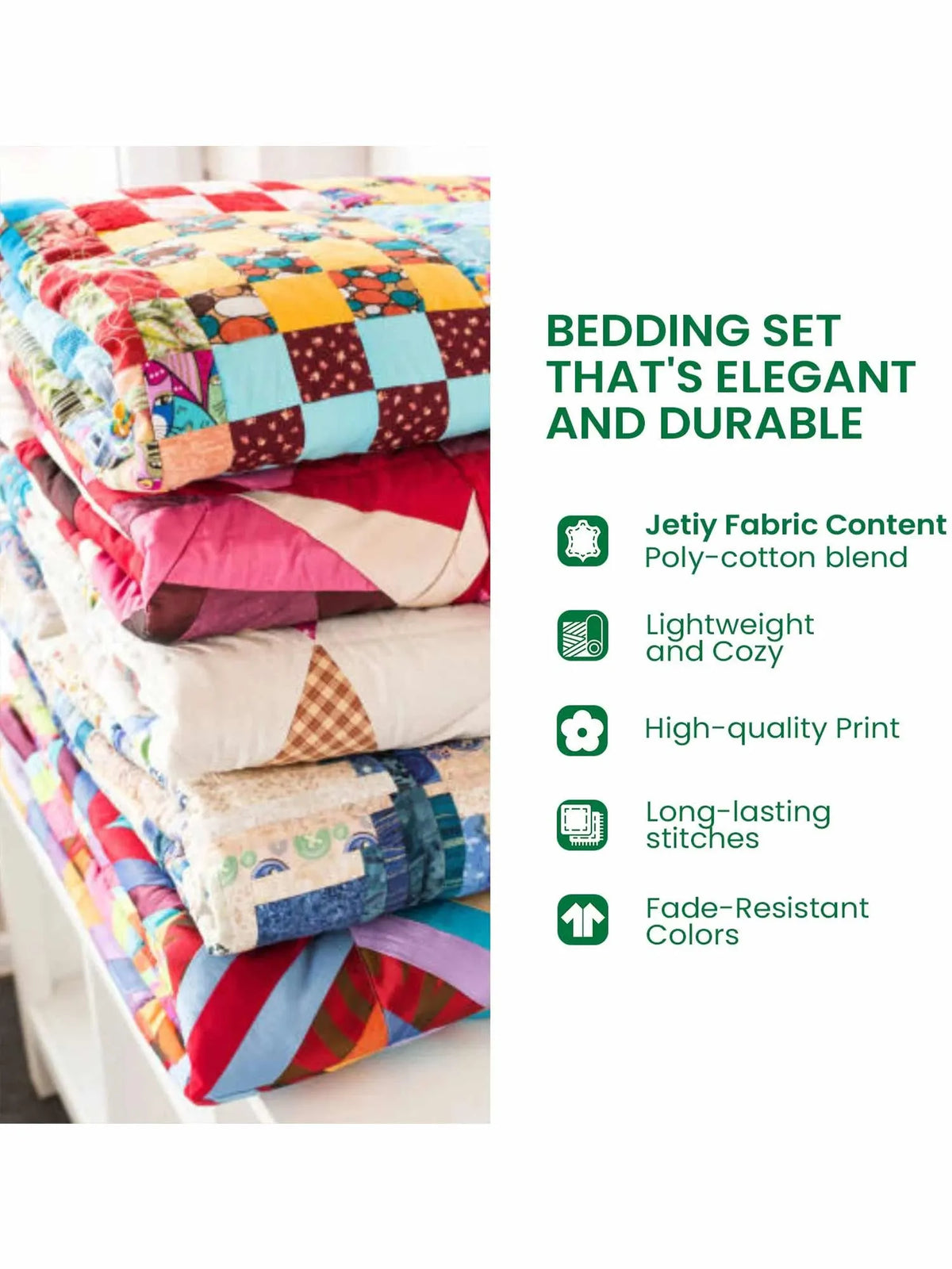 Americana 3-Piece Quilted Bedding Set