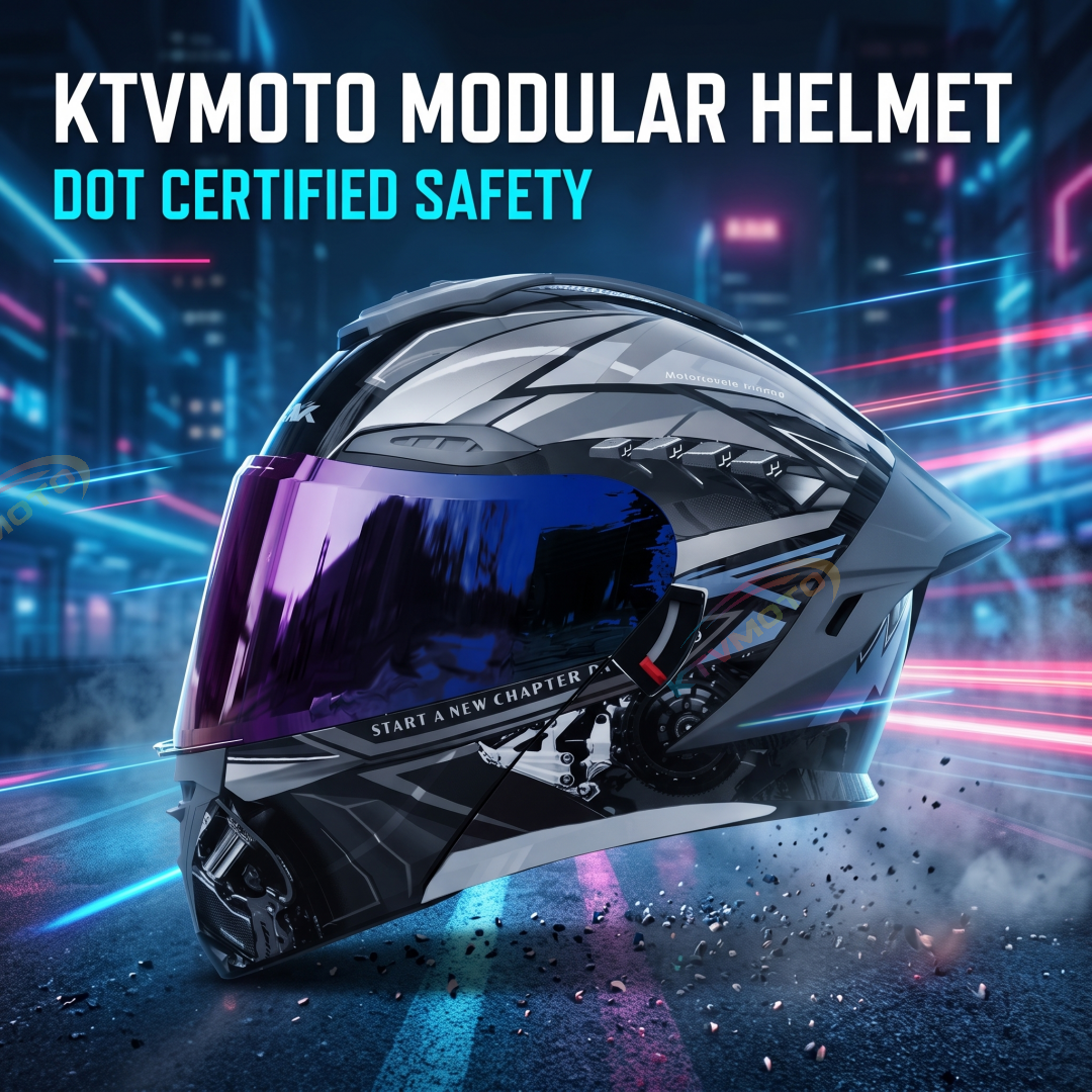 DOT certified modular motorcycle helmet-I124